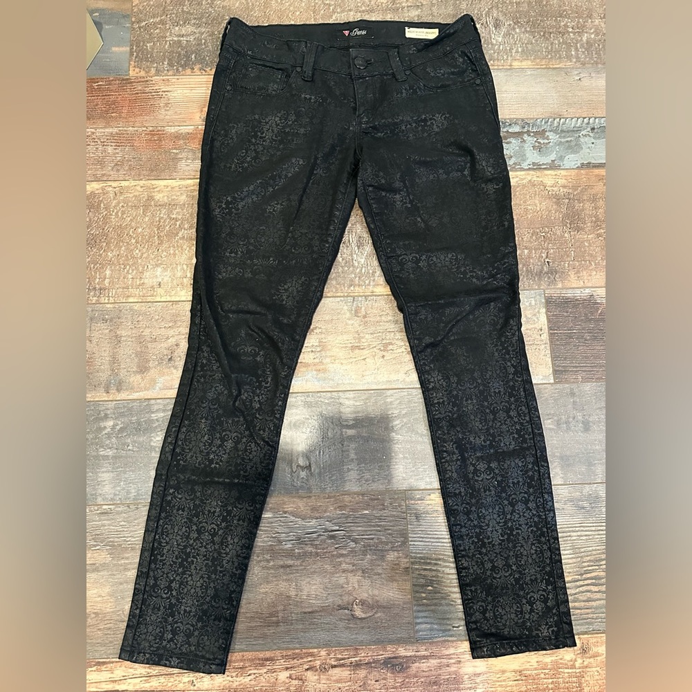 Guess Black/Holographic Jeans